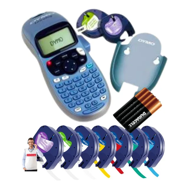 Rotuladora Eléctrica Dymo Letra Tag 100h + Funda + Regalos