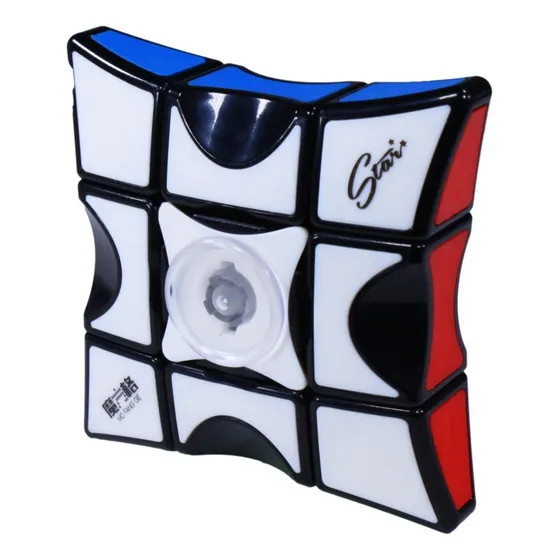 Cubo Magico 1x3x3 Qiyi Super Floppy Spinn Estructura Negro