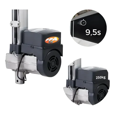 Motor Portão Basculante Ppa Bv Home Sp 1/4hp 250kg 9s Preto 220v 60 Hz