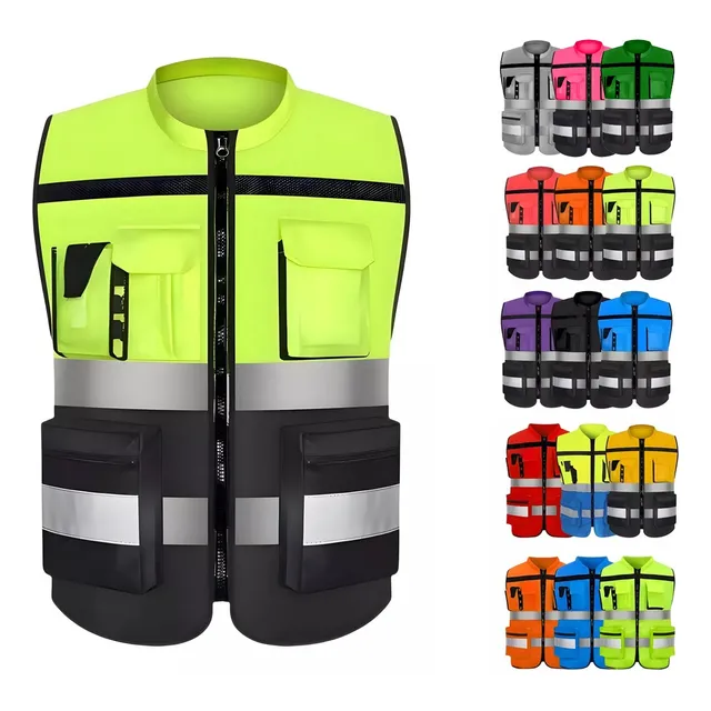 Chaleco De Seguridad Reflejante Industrial Superbrillante