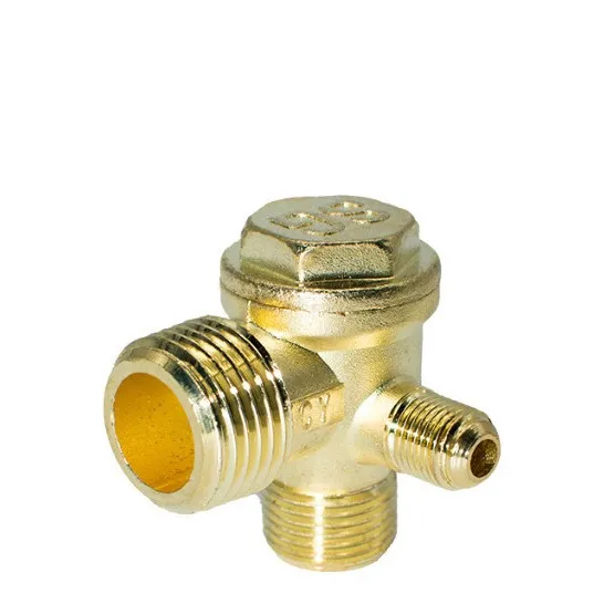 Válvula Check 3/8  X 1/2  Para Compresor Coaxial Euroair