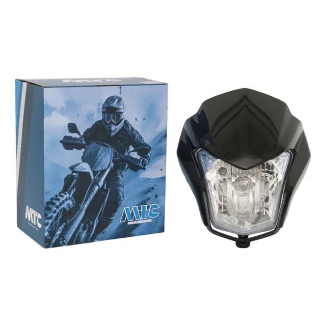 Farola Delantera Completa Para Suzuki Dr150 Negro Mtc