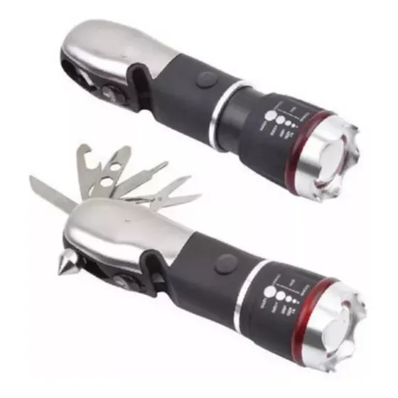 Comando Linterna Recargable Tactica Light Luz Led 1200 Lumen