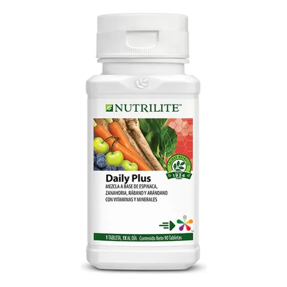 Daily Plus Nutrilite Minerales Y Vitaminas 90 Tabletas