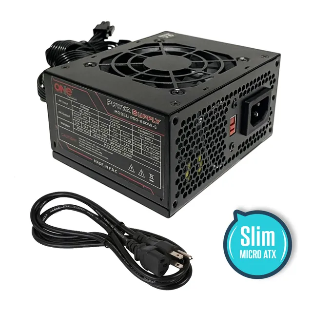 Fuente De Poder One 650w Micro Atx Slim (pso-650w-s)