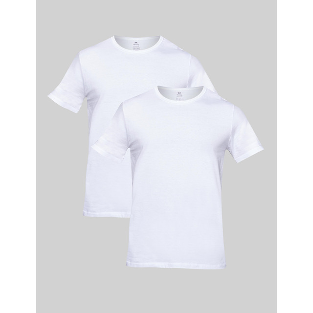 Kit 2 Camisetas Branco Hering Masculino Branco Lobo G Lisa Kit 2 Camisetas Branco Hering Masculino Branco Lobo G Lisa