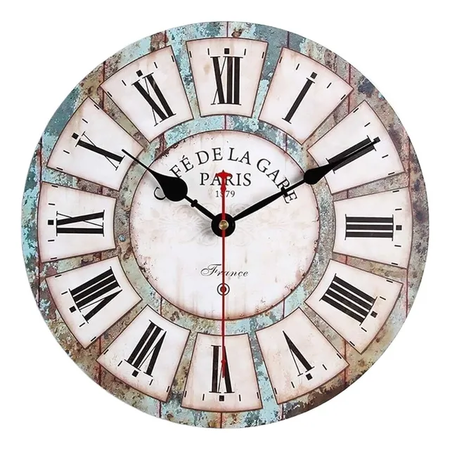 Reloj Moderno Plastico Redondo 30x30cm Para Interior Sala