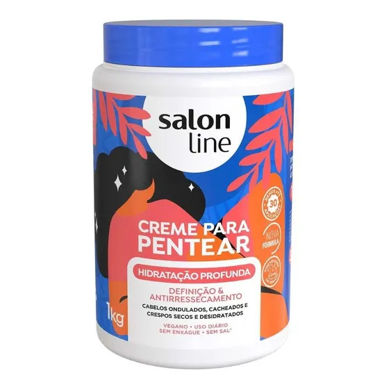 Creme Para Pentear Cabelo Hidratação Profunda Salon Line 1kg