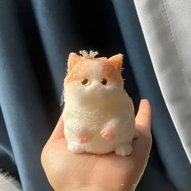 Cute Chubby Cat Orange Cat Soft Give Birthday Gifts To