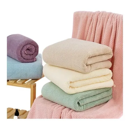 Set 3 Toalla De Baño Microfibra Alta Calidad Secado Rápido