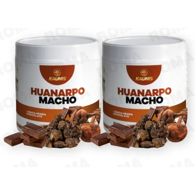 Pack 2 Huanarpo Macho Maca Negra Sabor Chocolate Kauinis