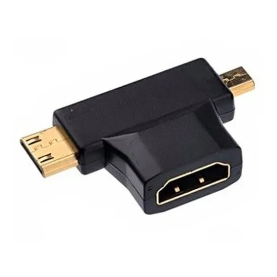 Adaptador Micro Hdmi Mini Hdmi  Conectar Tablet A Tv