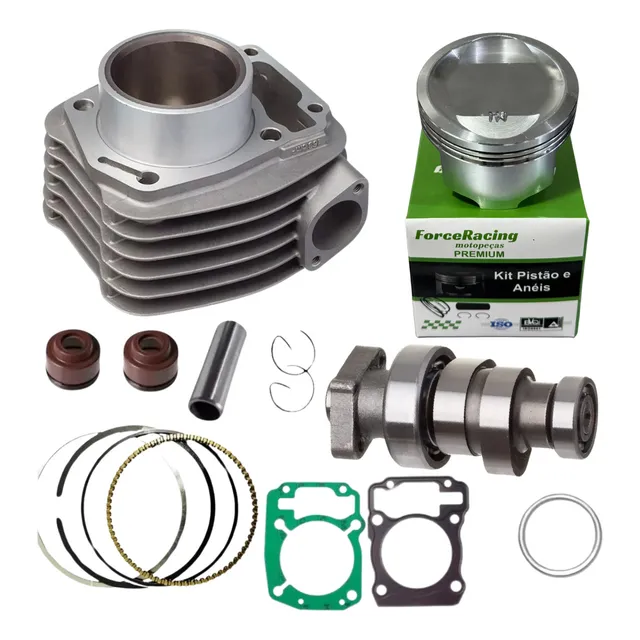 Kit 190cc Para Titan Fan Bros 160 + Comando Preparado