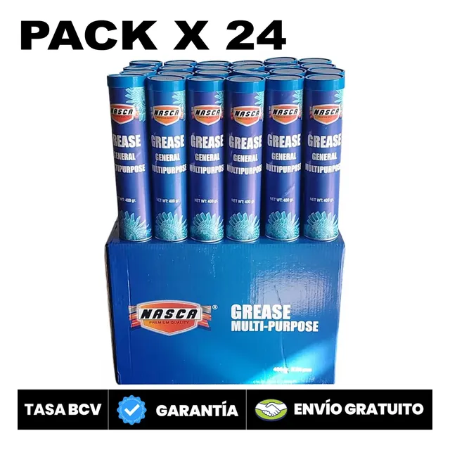 Grasa Azul Cartucho Tubular 400gr. 24 Und.