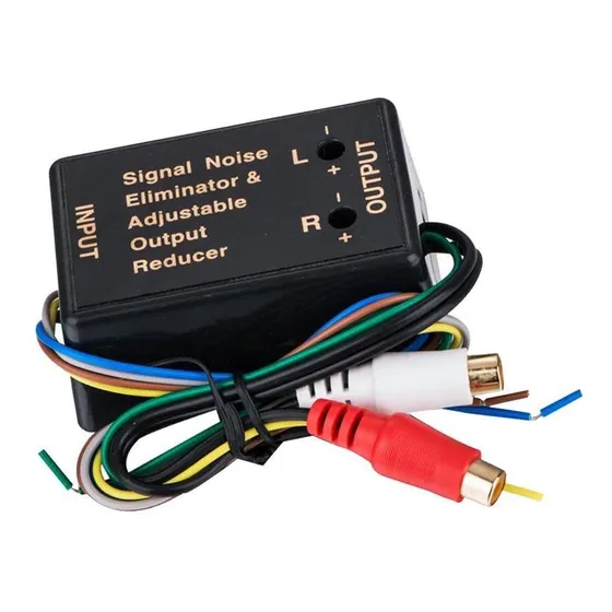 Universal Car Audio Converter Adaptador Rca Ajustable De 2