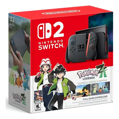 Nintendo Switch Nintendo Switch 2017 HAC-001 Nintendo Switch HAC-001 32GB Standard color rojo neón, azul neón y