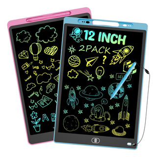 Tableta De Escritura Lcd De 12 Pulgadas De 2 Piezas Tableta De Escritura Lcd De 12 Pulgadas De 2 Piezas
