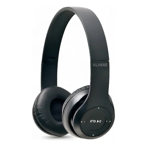 Auriculares Inalámbricos On Ear Bluetooth 5.0 Klasse Ks2300 Negro | Cuotas sin interés