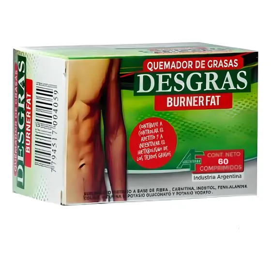 Desgras Burner Fat Quemador De Grasa Dieta Adelgazar Suplem. Sabor No Tiene