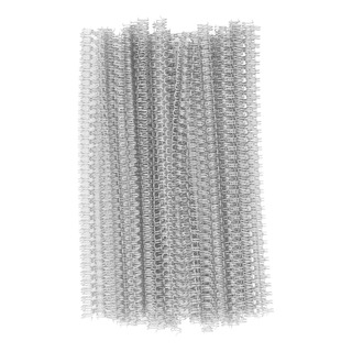 Binding Spine, 100 Unidades, Doble Alambre, 20 Hojas, Capaci Binding Spine, 100 Unidades, Doble Alambre, 20 Hojas, Capaci