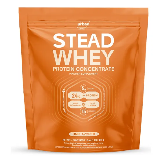 4lbs Proteína En Polvo Stead Whey 100% Concentrate