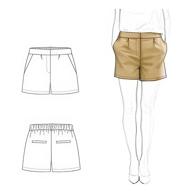 Moldería Textil Unicose - Short  Formal 1702
