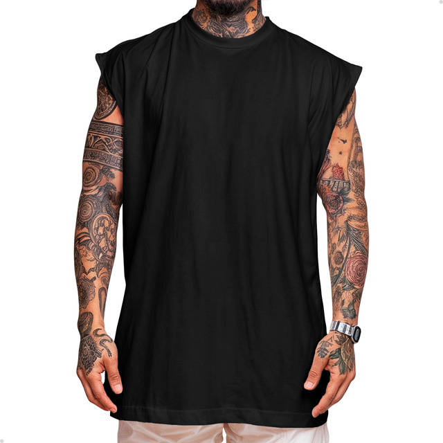 Regata Oversized Masculino Tamanho Grande Básica Lisa Regata Oversized Masculino Tamanho Grande Básica Lisa