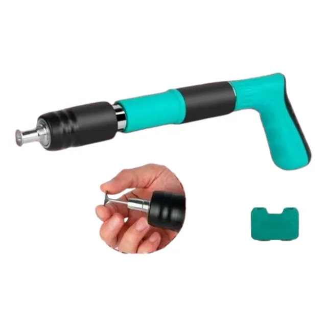 Pistola Remachadora De Clavos Ajustable Con Kit Seguridad