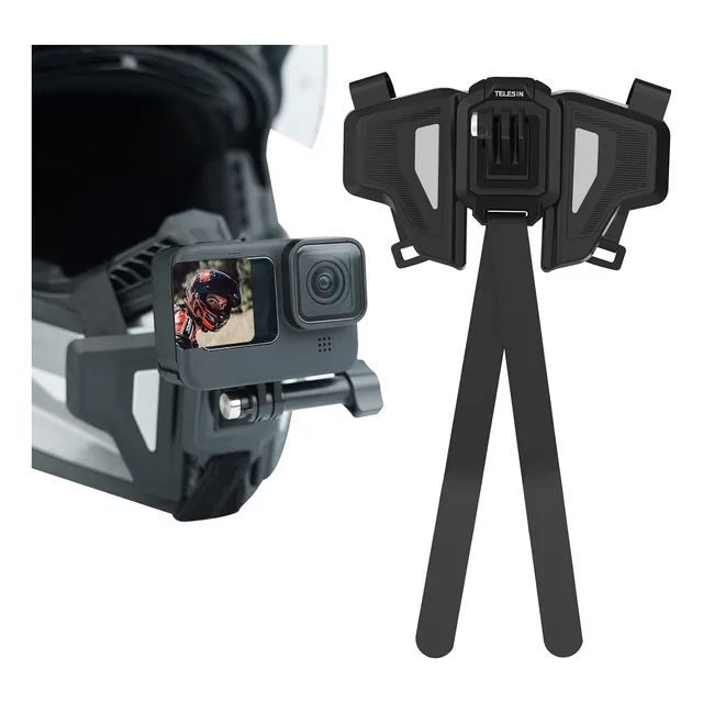 Soporte Casco Frontal Mentonera Gopro Hero 12 11 10 9 8 7 6
