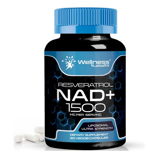 Nad+ Con Resveratrol Liposomal 1500mg 90 Capsulas Wellness