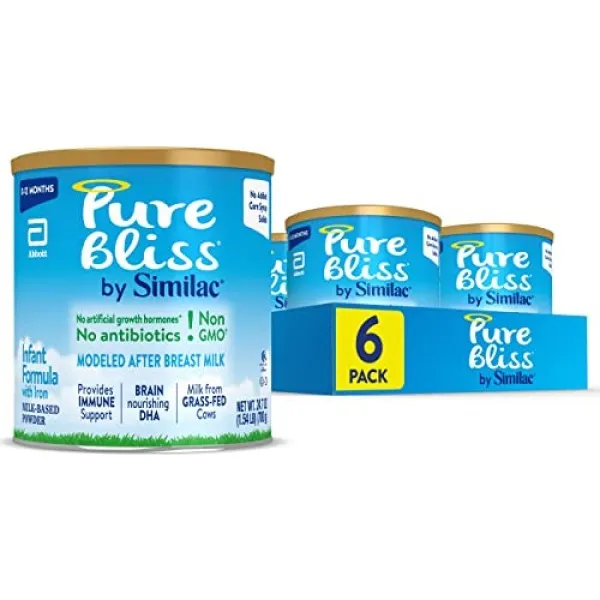 Pure Bliss By Similac Sin Hormonas De Crecimiento (6 Pack)