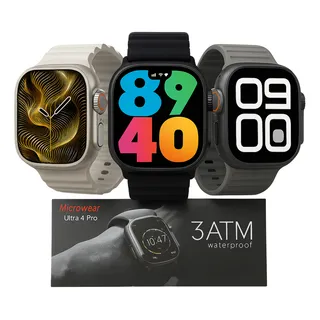Smartwatch Microwear Ultra 4 Pro Series 10 Amoled + Brinde Smartwatch Microwear Ultra 4 Pro Series 10 Amoled + Brinde