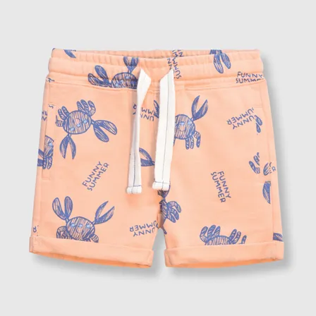 Bermuda De Niños Jaibas Salmon (3 A 36 Meses)