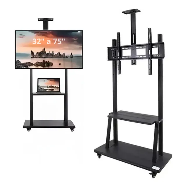 Soporte Carrito Para Tv 32  A 75  Piso Marca Soporte Planos