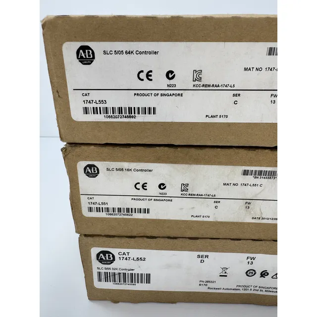 Procesadores Allen Bradley Slc 1747-l551 1747-l552 1747-l553