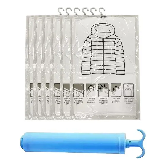 6bolsas Al Vacio Ropa90x70 Comprimir Ahorra Espacio