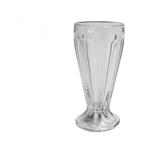 6 Copas Acrílico Plástico Malteada 380 Ml