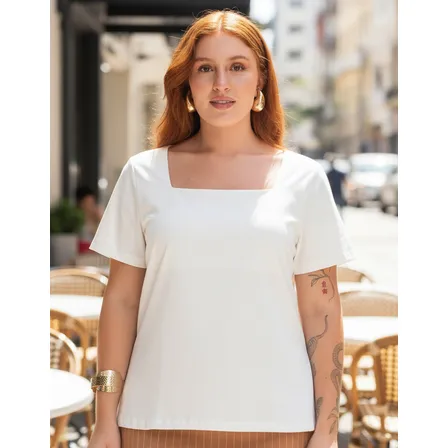 Blusa Feminina Plus Size Secret Glam Bege