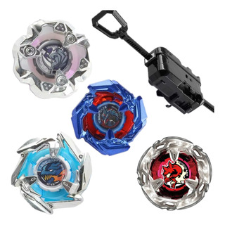 Set 4 Beyblade X Rhino Dagger Dran Drake Chain Con Lanzador Set 4 Beyblade X Rhino Dagger Dran Drake Chain Con Lanzador