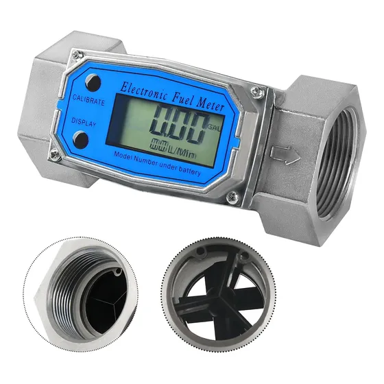 Medidor De Flujo Combustible  1.5 Pulgadas Litros / Min