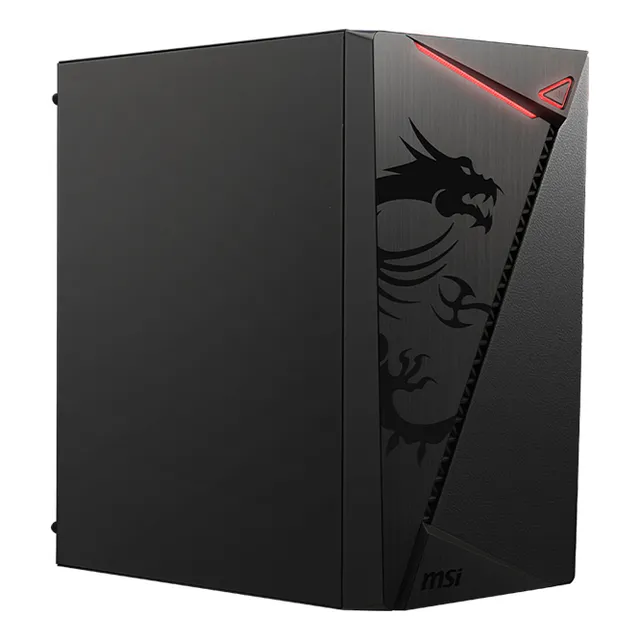 Gabinete Gamer Msi Mag Shield M301 Media Torre Micro Atx Color Negro