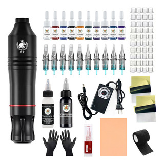 Kit De Tatuaje Completo Profesional De Alta Calidad Tt Kit De Tatuaje Completo Profesional De Alta Calidad Tt