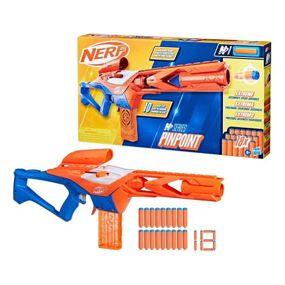 Lançador Nerf N Series Pinpoint 18 Dardos Hasbro