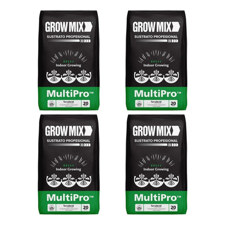 Combo Promo Sustrato Tierra Growmix Multipro 20l Pack X4u Combo Promo Sustrato Tierra Growmix Multipro 20l Pack X4u