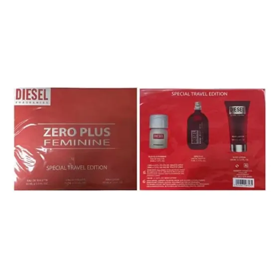 Diesel Zero Plus Woman Edt 75ml+30ml+bl 100ml