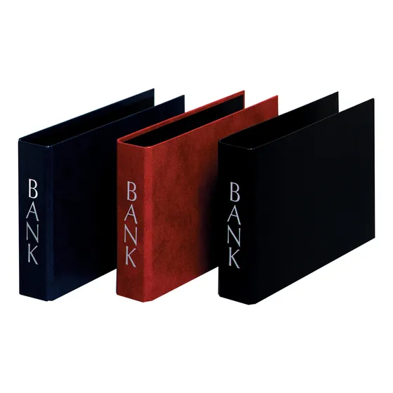 Carpeta Banco Din Largo 2 Anilla 3 Unidad Color Rojo Rubi