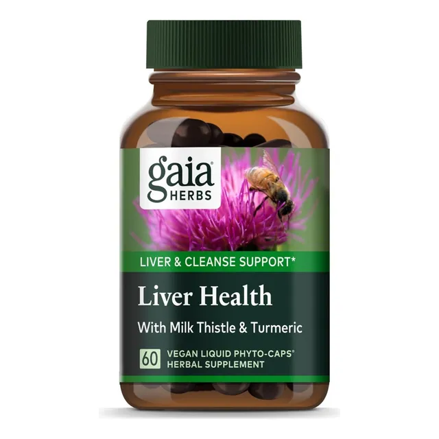 Suplemento Hepático Gaia Herbs 60 Cápsulas