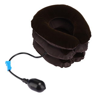 Soporte De Tracción Para El Cuello, Inflable De 3 Capas, Par Soporte De Tracción Para El Cuello, Inflable De 3 Capas, Par