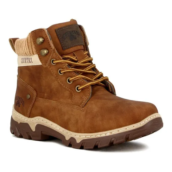 Country Bota  Salt Lake De Dama Acordonada - Marron Claro
