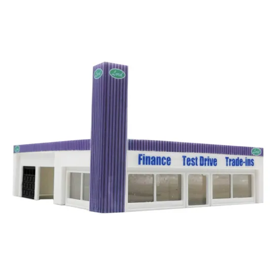 Outland Models Scenery Para Modelo Coche Concesionario 1:64